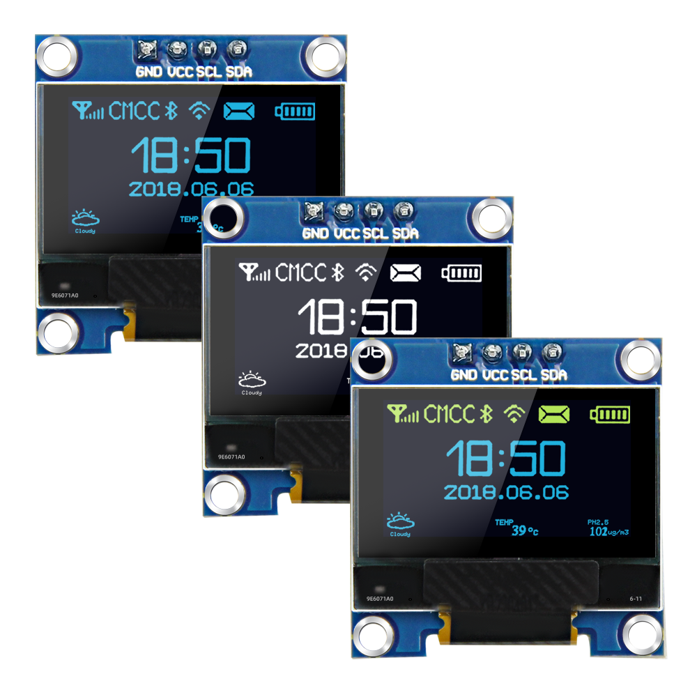 Ssd1306 - 0.96 นิ้วจอแสดงผล OLED โมดูล SSD1306 I2C