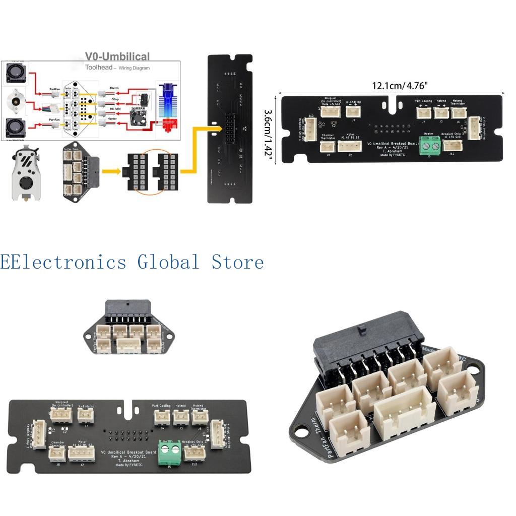 Neopixel - 462B 3D เครื่องพิมพ์ Extruder อะแดปเตอร์ Voron