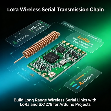Lora Sx1278 - HC-14 โมดูล LoRa ความถี่ 433MHz รุ่น