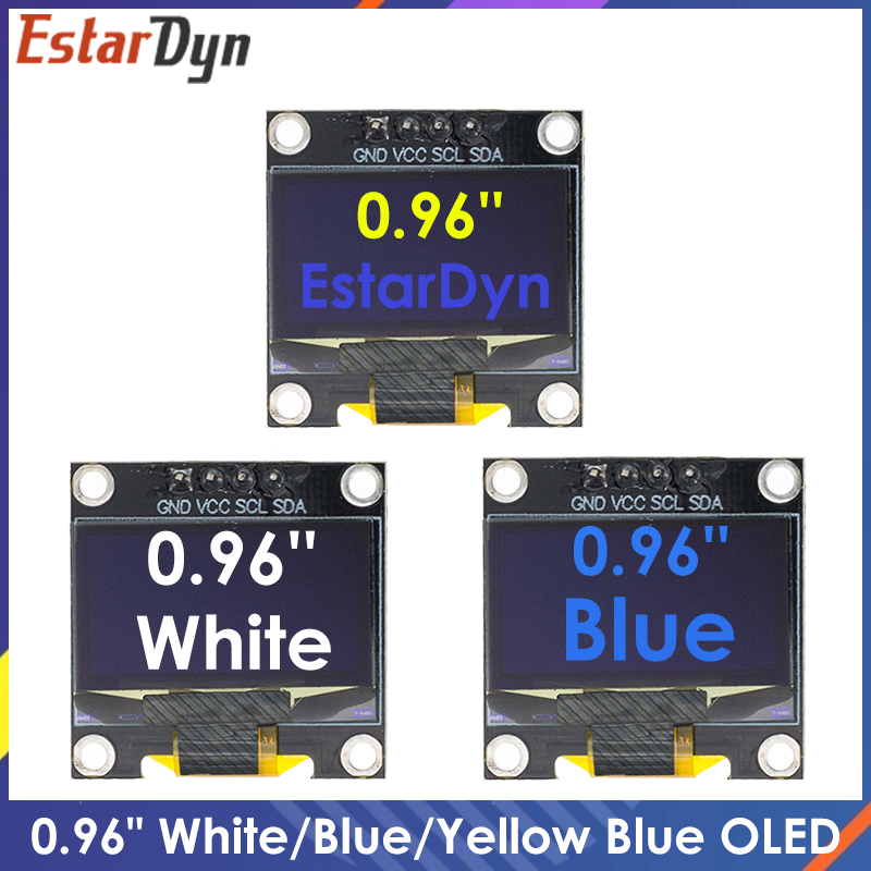 Ssd1306 - 0.96 นิ้ว IIC SPI Serial 7/4Pin