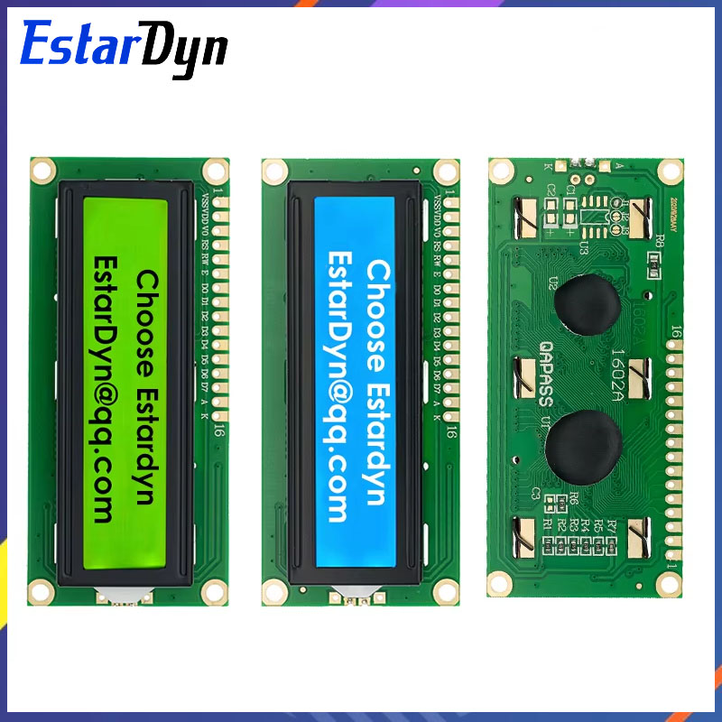 Lcd 1602 - LCD1602 1602 โมดูล LCD สีฟ้า/สีเหลืองสีเขียวหน้าจอ 16x2