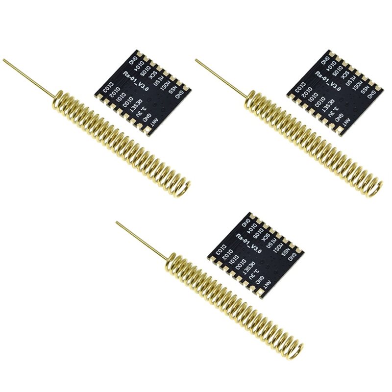 Lora Sx1278 - โมดูลการส่งข้อมูลอินเทอร์เฟซ SPI สำหรับอาร์ดูโน่ คอมแพทิเบิล 3 ชิ้น