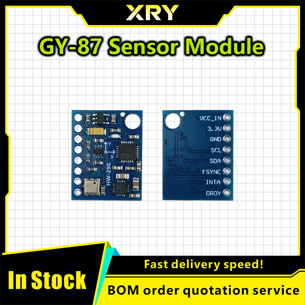 Mpu6050 - โมดูลเซ็นเซอร์ XRY GY-87 10DOF IMU พร้อม