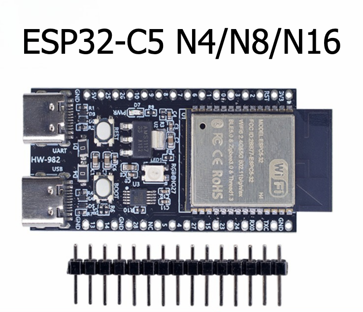 Microphone Module - บอร์ดพัฒนา Esp32-c5-devkitc-1 N4/N8/N6 พร้อมบลูทูธ 5 รองรับ