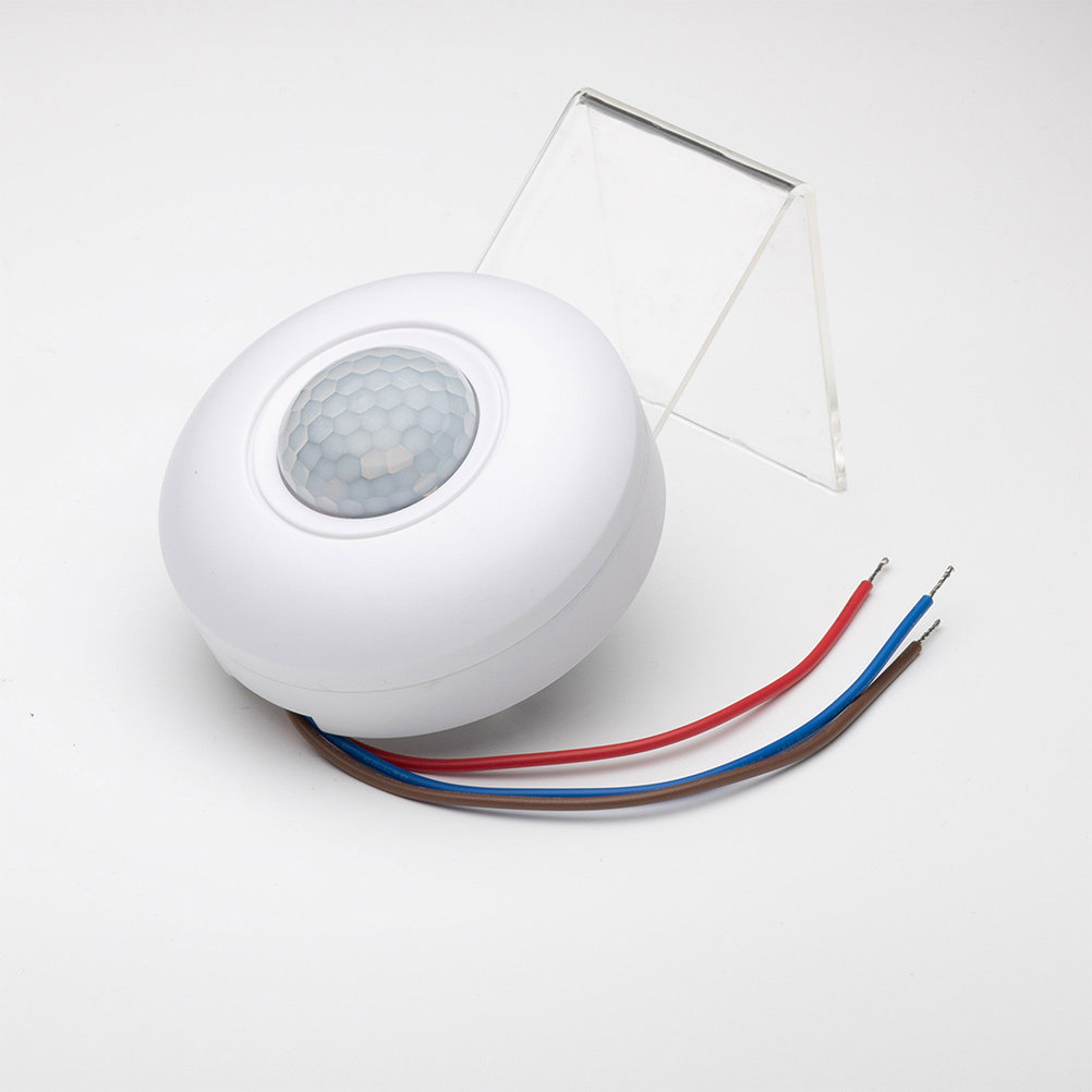 Pir Motion Sensor - สวิตช์ไฟเซ็นเซอร์ตรวจจับความเคลื่อนไหว PIR ติดเพดาน พร้อมตัวตรวจจับอินฟราเรด รองรับไฟ AC