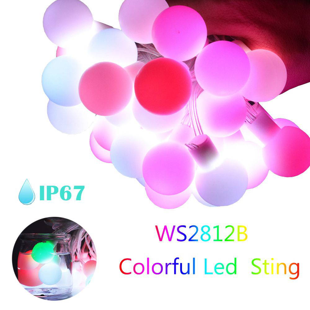 WS2812b LED Round Ball String  - Ws2812B Strip 5V บทวิจารณ์และราคา