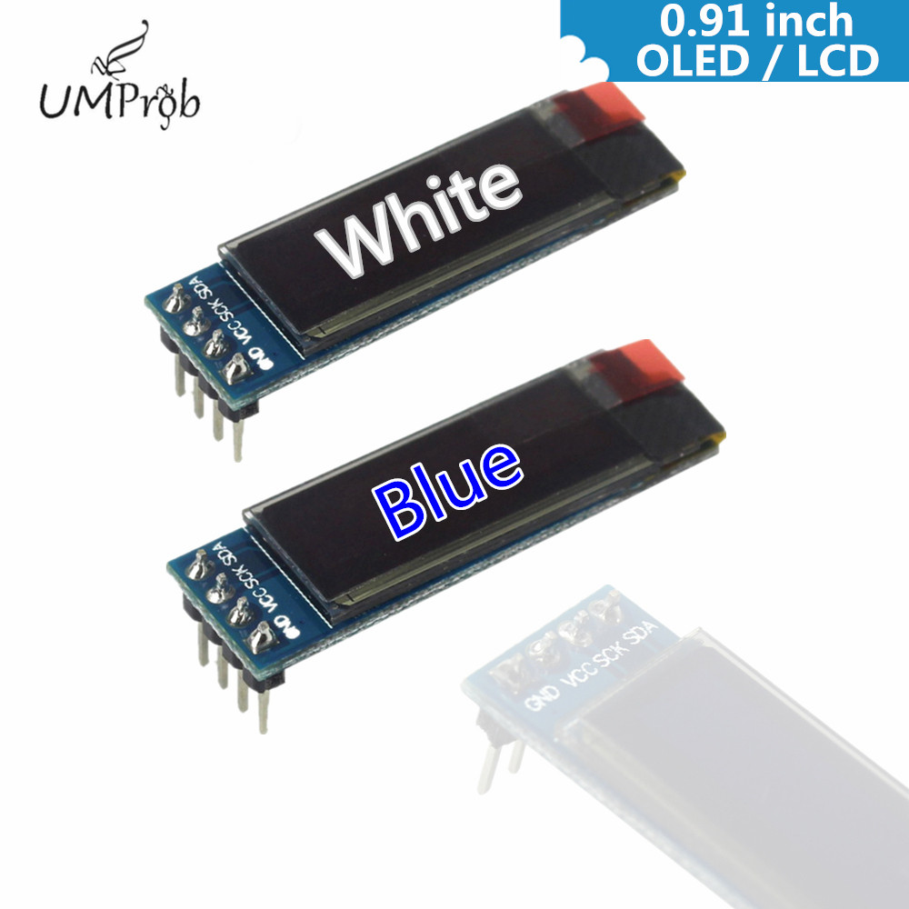 จอแสดงผล OLED LCD ขนาด 0.91 นิ - Ssd1306 บทวิจารณ์และราคา