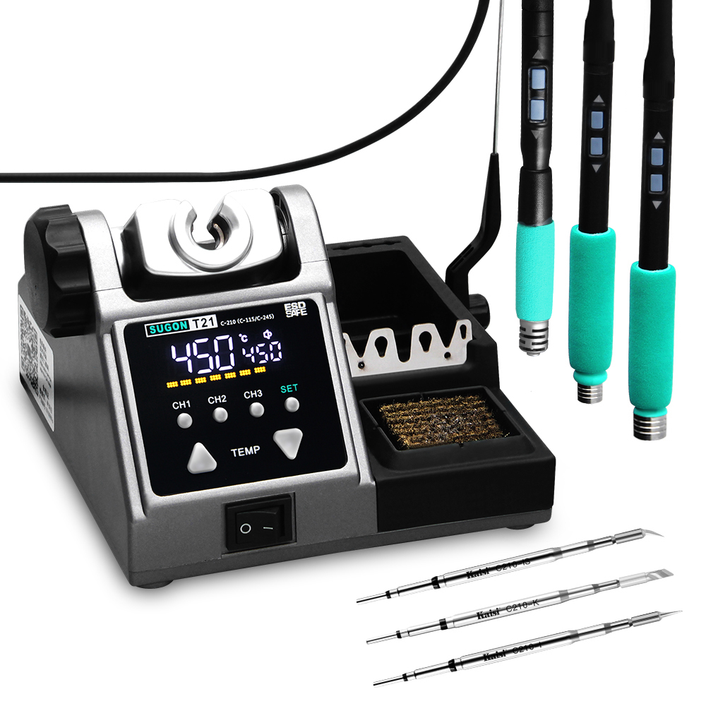 หัวเครื่องเชื่อมเหล็ก T21แบบดั - Soldering Iron Temperature Probe บทวิจารณ์และราคา