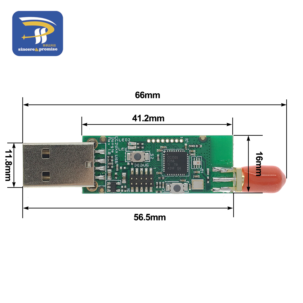 Sniffer Bare Board แพ็คเก็ตเคร - Zigbee Cc2531 บทวิจารณ์และราคา