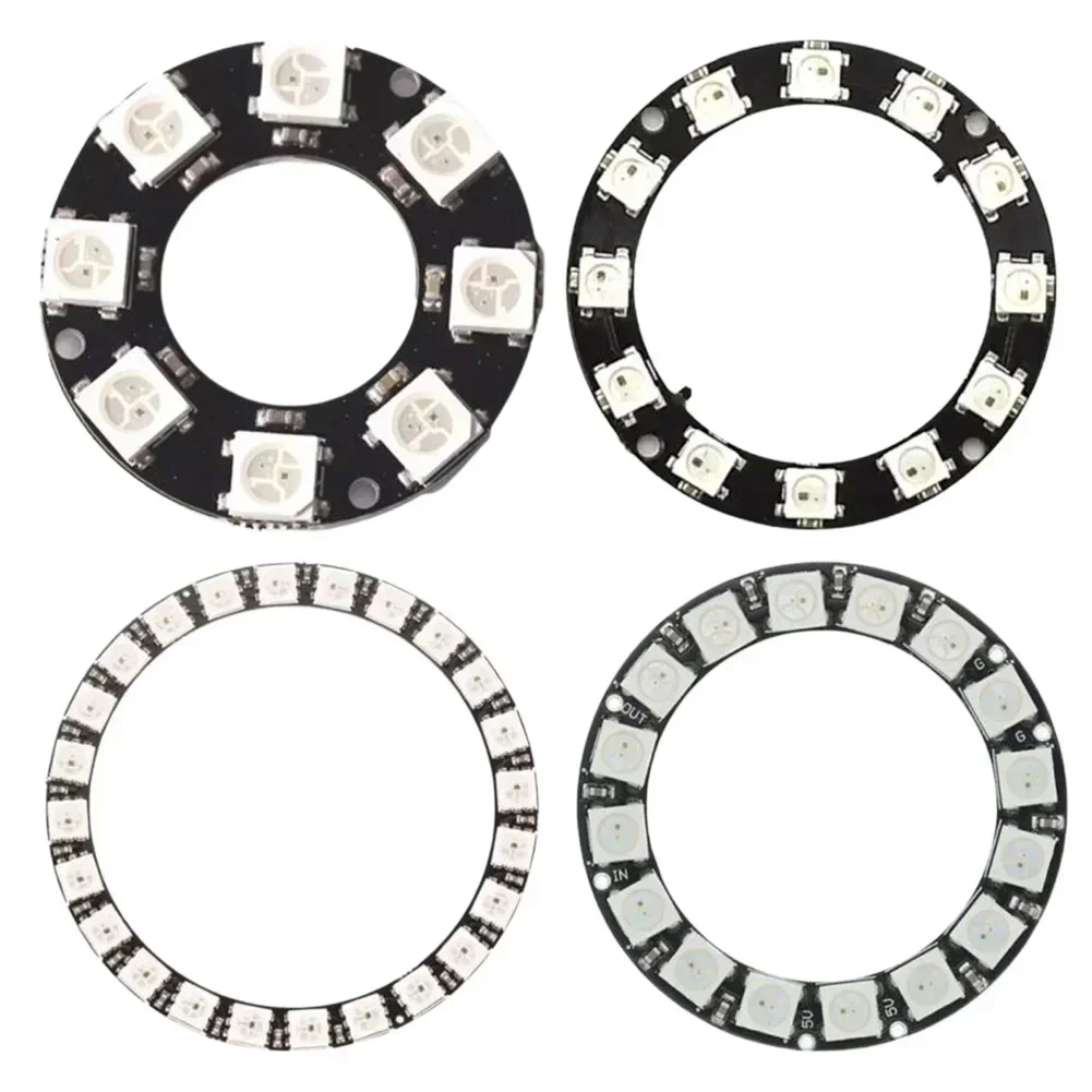 5V LEDs แหวนแอดเดรส RGB LED Ne - Neopixel บทวิจารณ์และราคา
