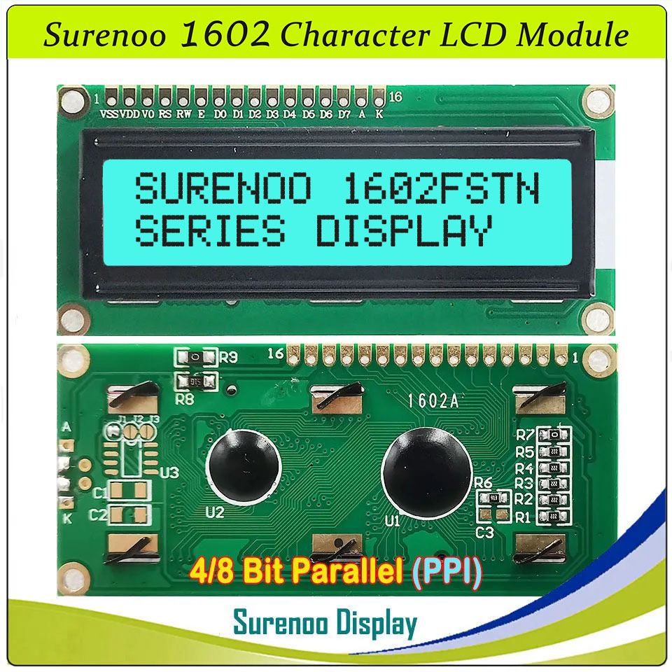 โมดูลจอแสดงผล LCD แบบขนาน Sure - Lcd 1602 บทวิจารณ์และราคา