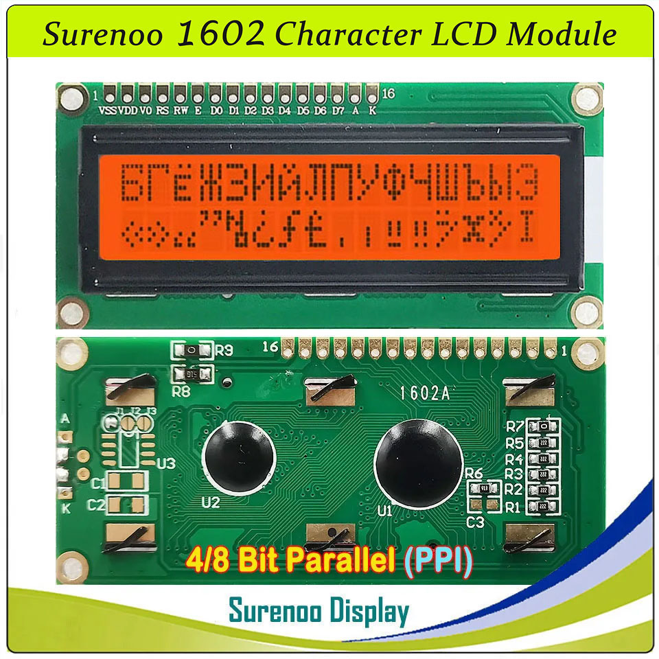 โมดูลจอแสดงผล LCD แบบขนาน Sure - Lcd 1602 บทวิจารณ์และราคา