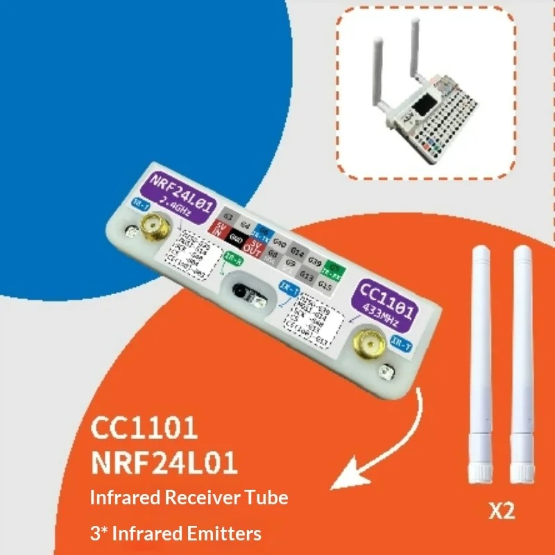 โมดูล RF 3-in-1 M5Stack CardPu - Nrf24L01 บทวิจารณ์และราคา