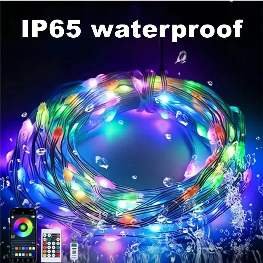 ไฟประดับ LED แบบสาย 5-20 เมตร  - Ws2812B Strip 5V บทวิจารณ์และราคา