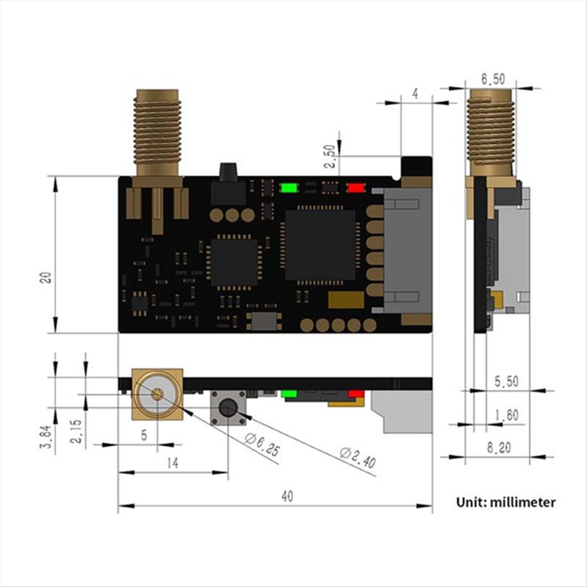 ☶ ❈ ＊ ♥ AC1575-2Pcs SX1278 433 - Lora Sx1278 บทวิจารณ์และราคา