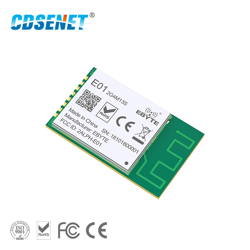 5Pcs NRF24L01P 2.4GHz 20MW E01 - Nrf24L01 บทวิจารณ์และราคา
