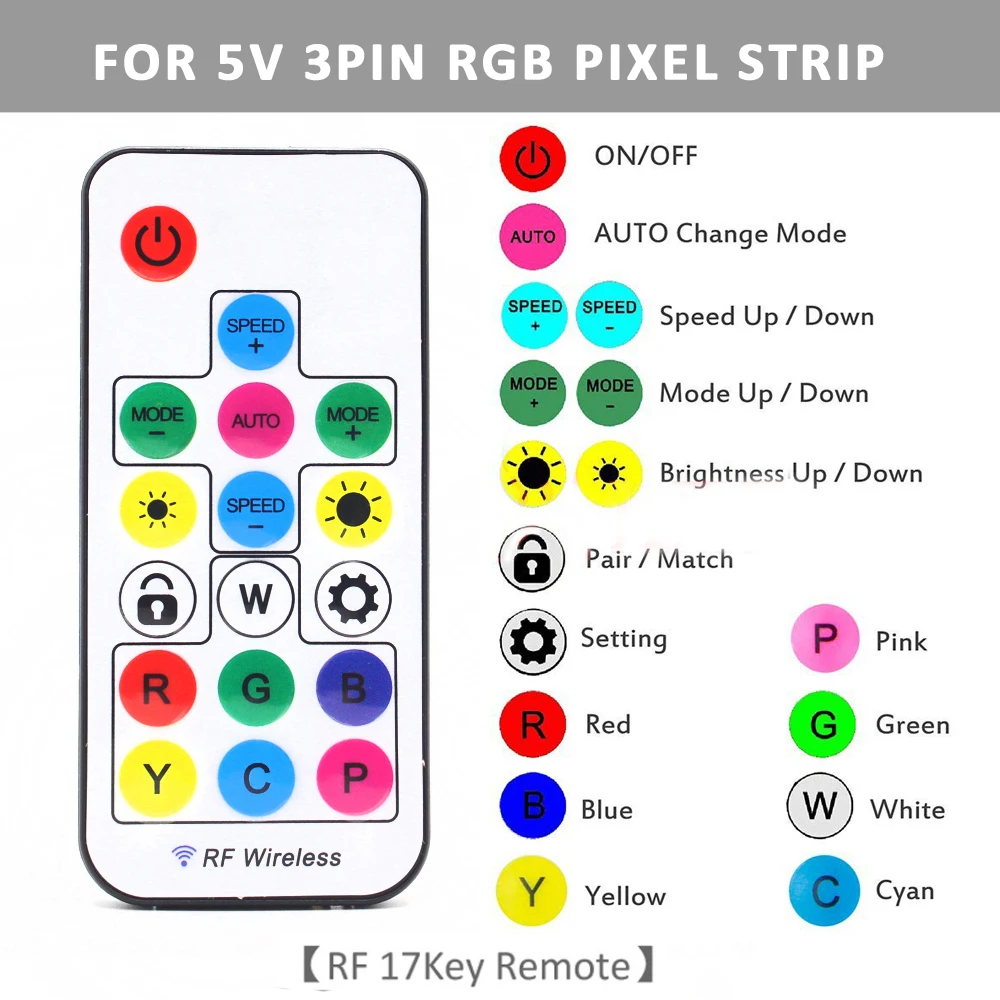 SATA Molex RGB Controller 5V 3 - Ws2812B Strip 5V บทวิจารณ์และราคา