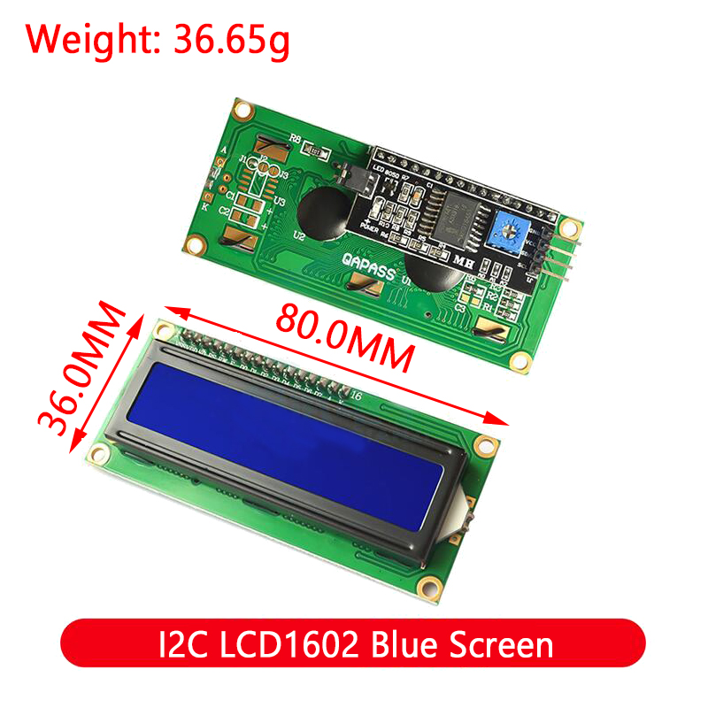 โมดูล LCD สีฟ้าสีเขียวสำหรับ A - Lcd 1602 บทวิจารณ์และราคา