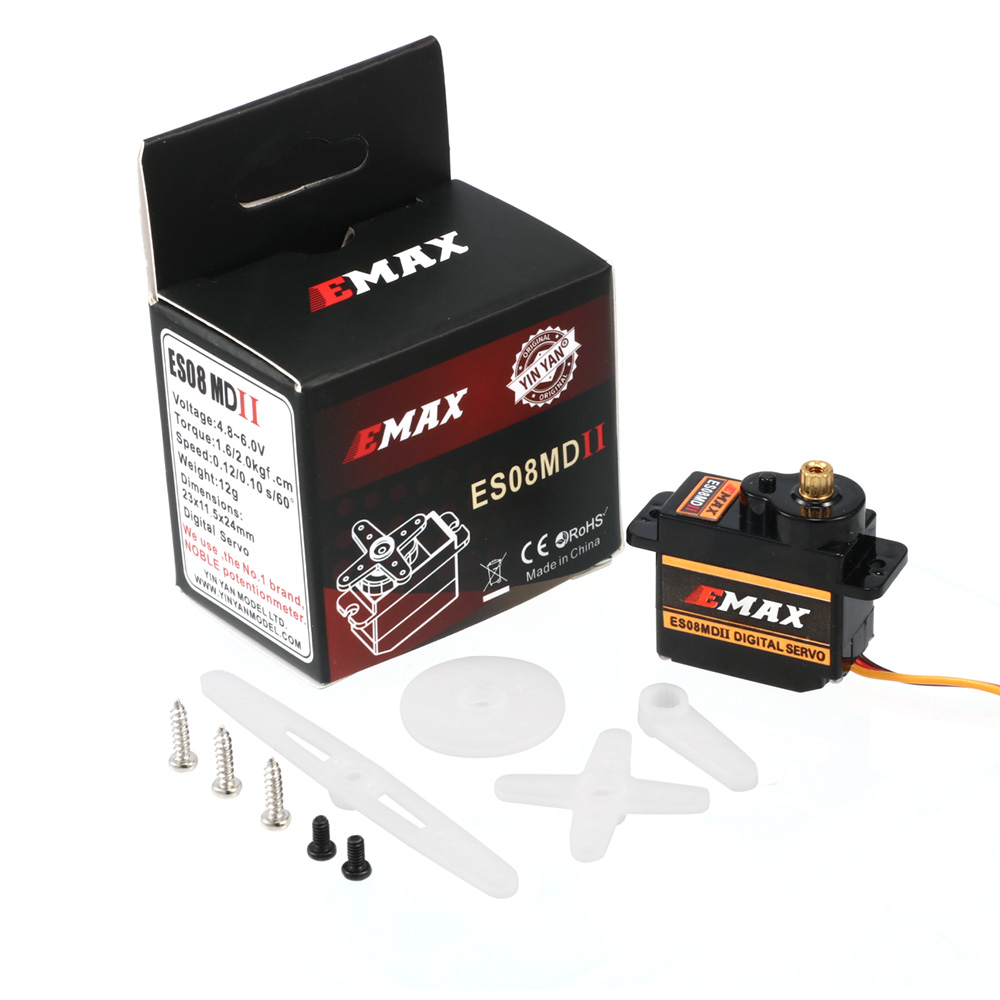 2/4/10 ชิ้น EMAX ES08MD II เกี - Servo Sg90 บทวิจารณ์และราคา