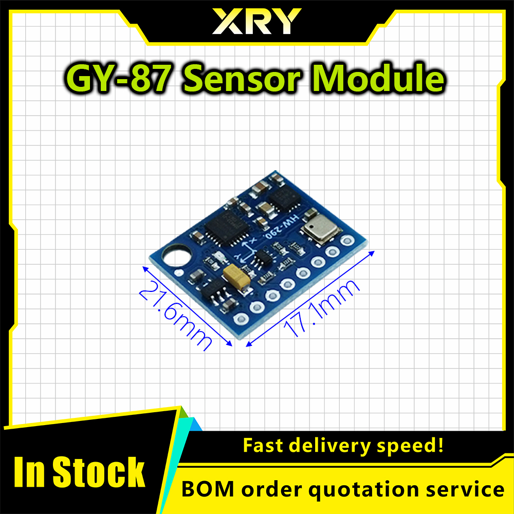 โมดูลเซ็นเซอร์ XRY GY-87 10DOF - Mpu6050 บทวิจารณ์และราคา
