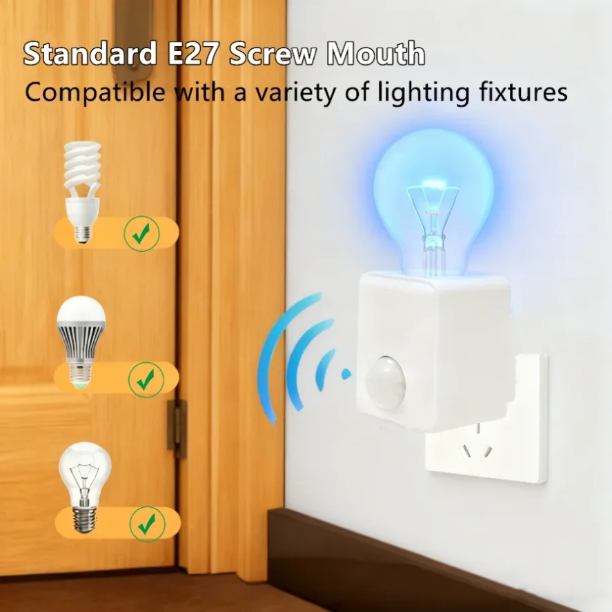 ฐานหลอดไฟพร้อมเซ็นเซอร์ตรวจจับ - Pir Motion Sensor บทวิจารณ์และราคา