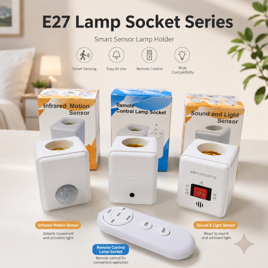ปลั๊ก EU/US E27 พร้อมเซ็นเซอร์ - Pir Motion Sensor บทวิจารณ์และราคา