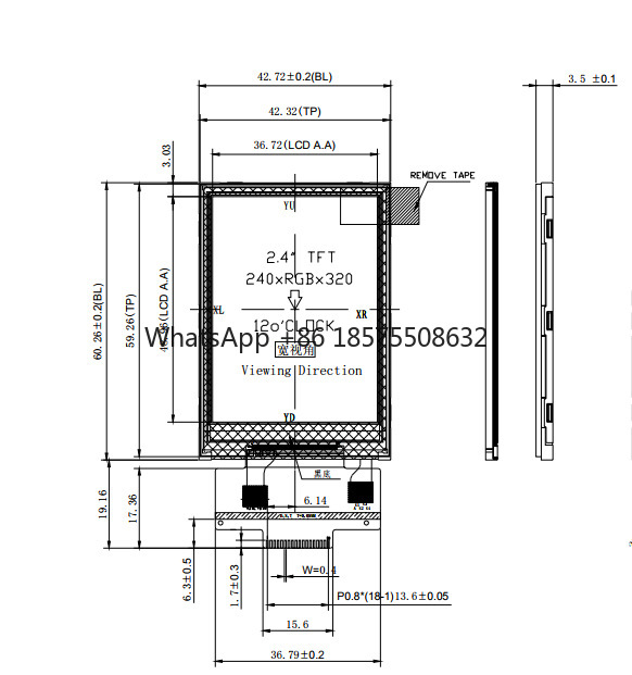 หน้าจอสัมผัส TFTLCD อุตสาหกรรม - Ili9341 บทวิจารณ์และราคา