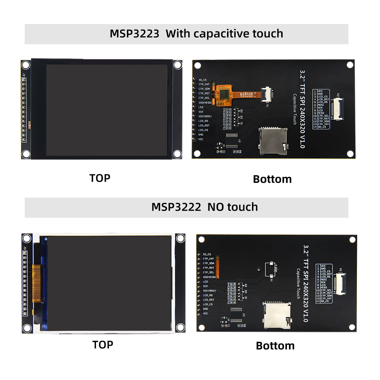 3.2นิ้ว SPI หน้าจอ LCD TFT ที่ - Ili9341 บทวิจารณ์และราคา