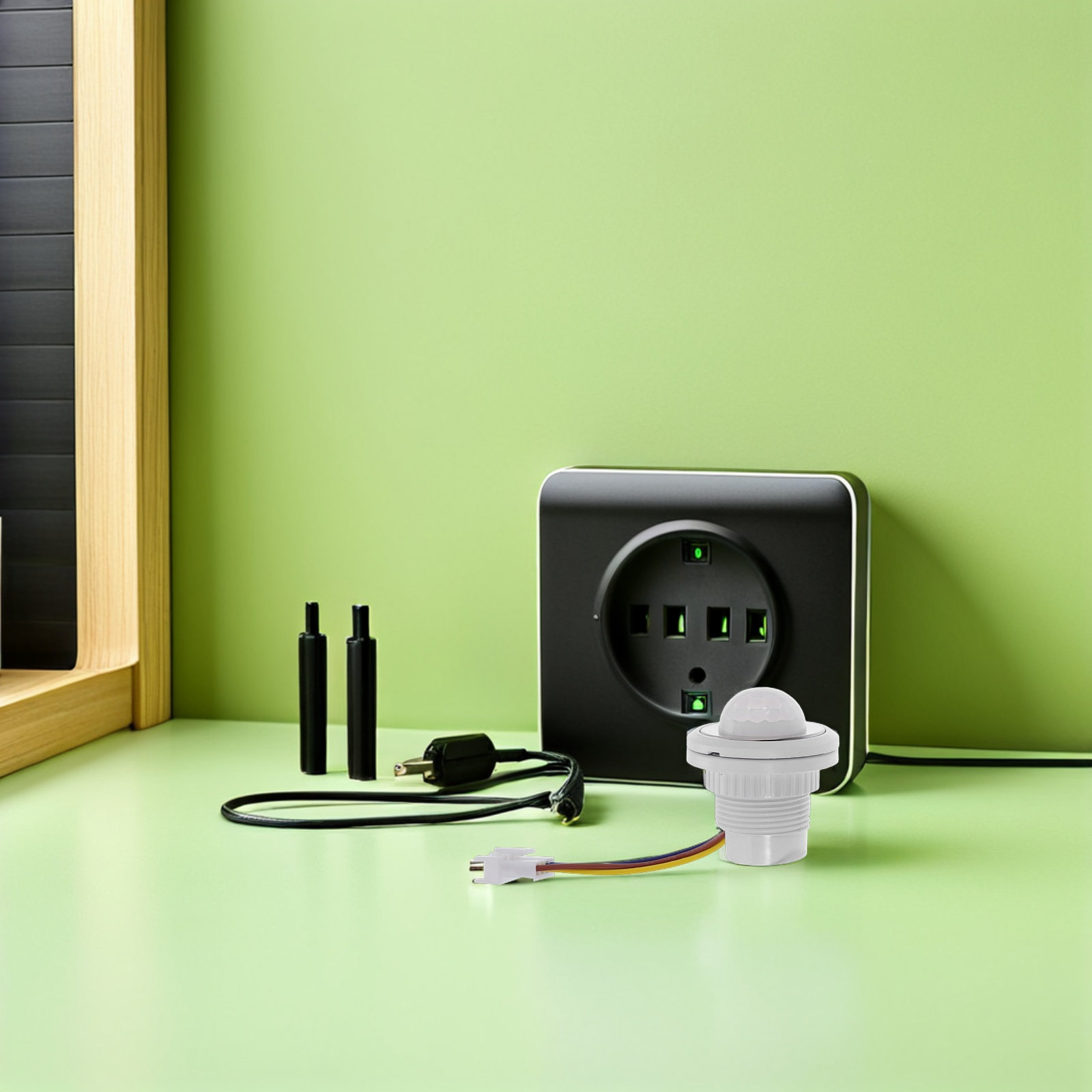 สวิตช์ไฟเซ็นเซอร์ตรวจจับความเค - Pir Motion Sensor บทวิจารณ์และราคา