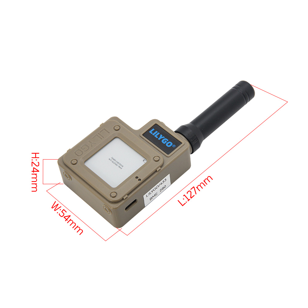 โมดูลไร้สาย LILYGO TTGO T-Echo - Bme280 บทวิจารณ์และราคา