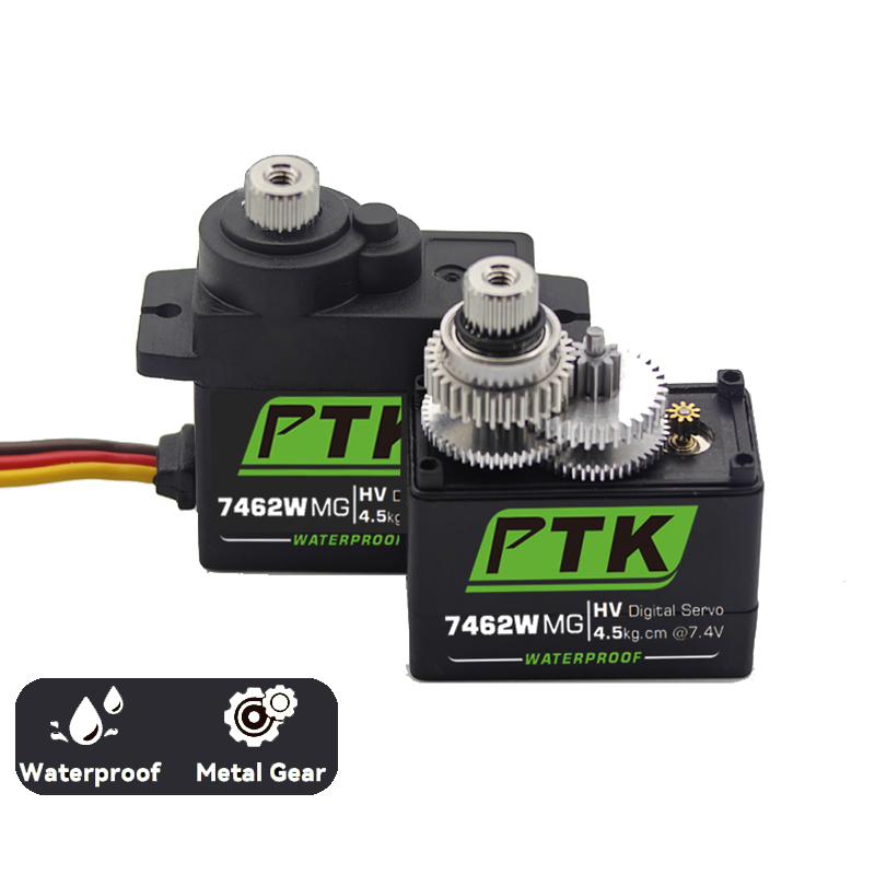 PTK 7462W MG เกียร์โลหะ 9g mic - Servo Sg90 บทวิจารณ์และราคา