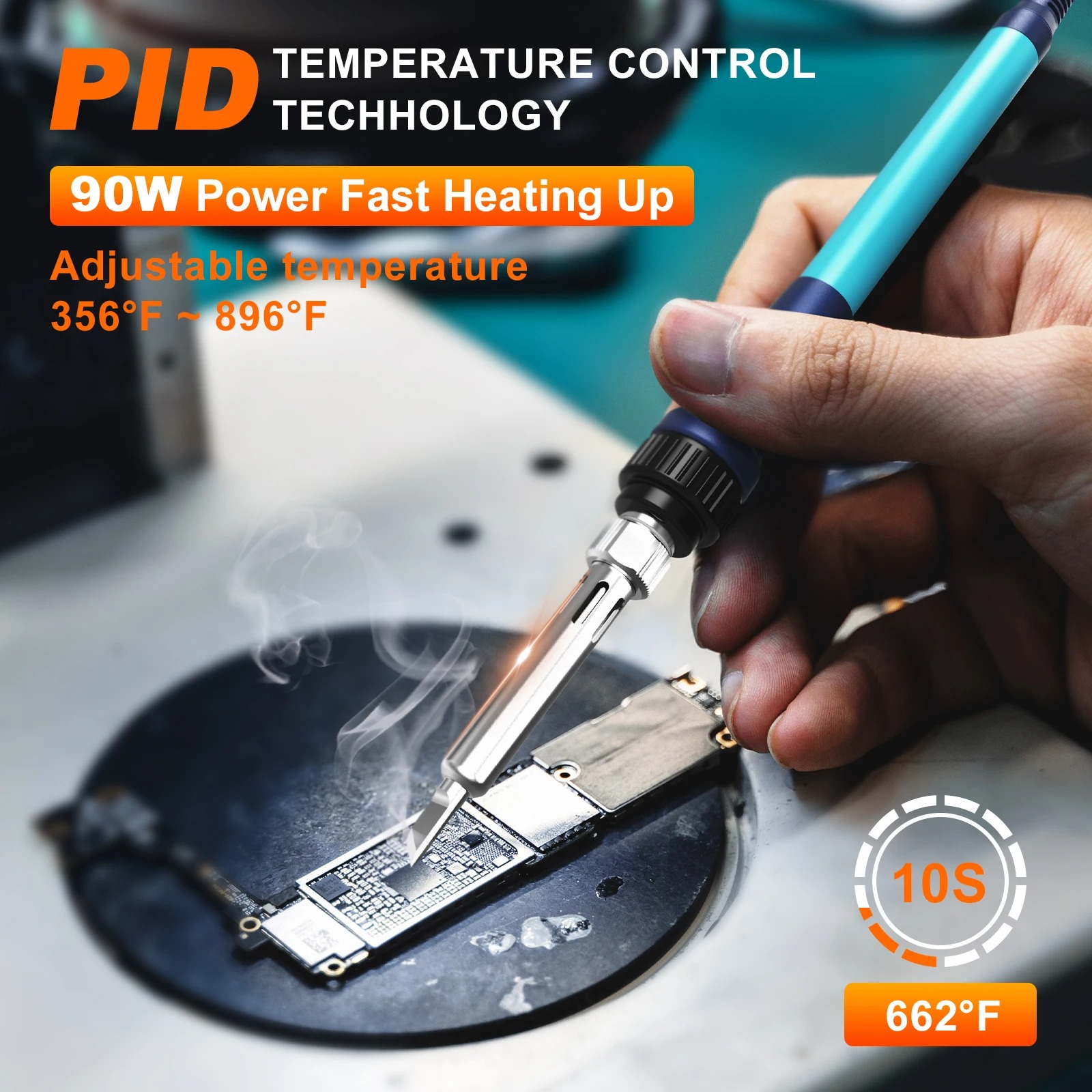 สถานีบัดกรี Bakon BK969 90W เค - Soldering Iron Temperature Probe บทวิจารณ์และราคา