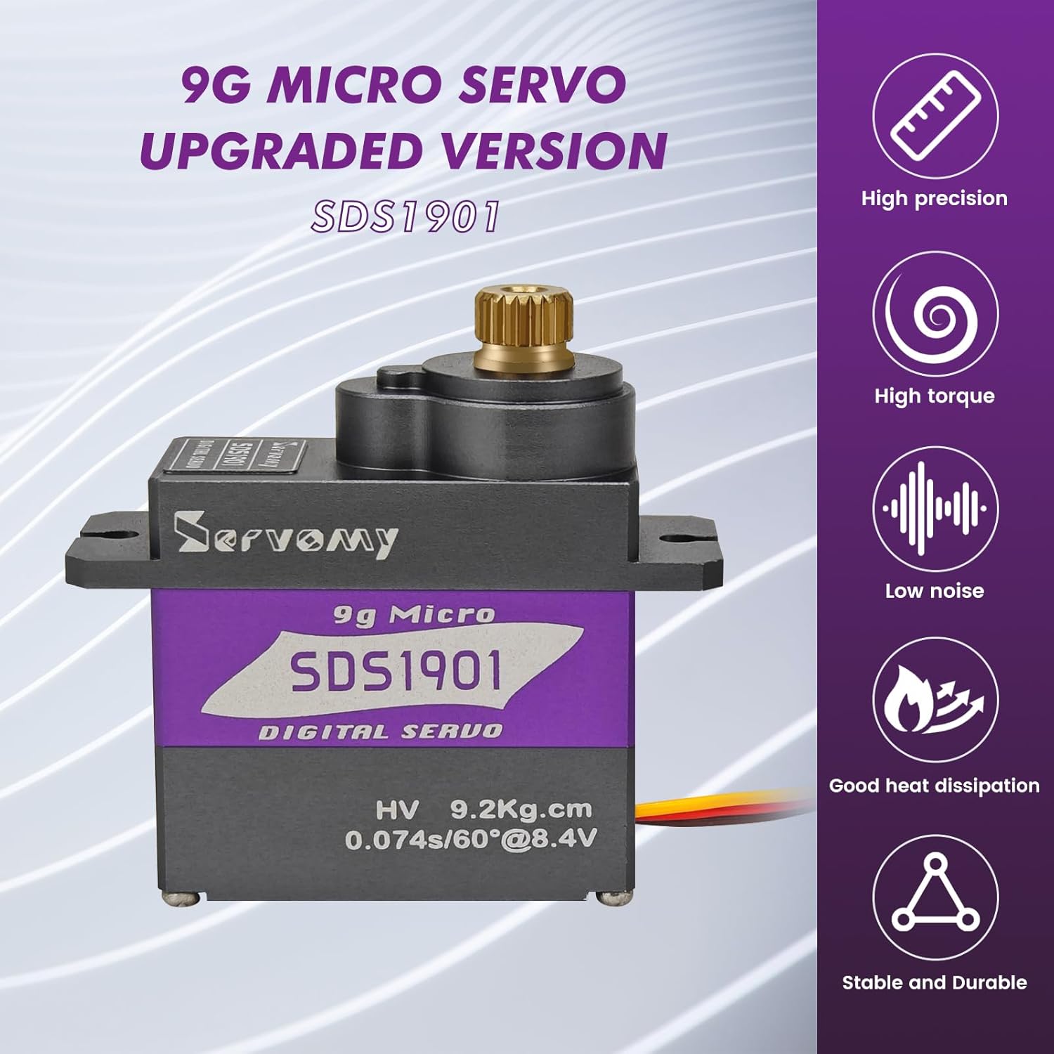 เซอร์โวมี-SDS1901 ดิจิตอล 9G ไ - Servo Sg90 บทวิจารณ์และราคา