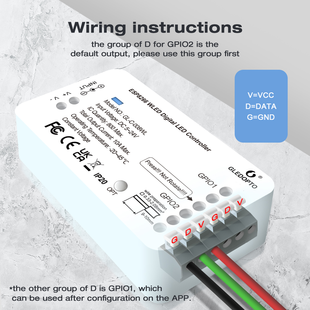 MJJC WLED Controller 5V 12V 24 - Ws2812B Strip 5V บทวิจารณ์และราคา