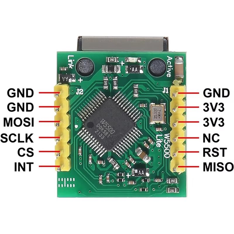 3CGRO-USR-ES1 W5500 โมดูลเครือ - Ethernet W5500 บทวิจารณ์และราคา