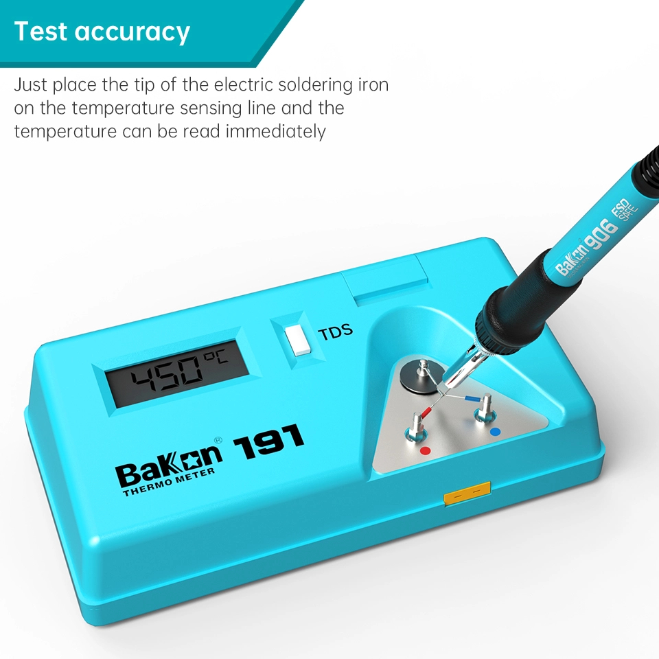 เครื่องทดสอบหัวแร้งบัดกรี Bako - Soldering Iron Temperature Probe บทวิจารณ์และราคา