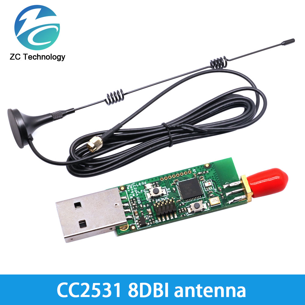 โมดูลจับดองเกิลแบบไร้สายสำหรับ - Zigbee Cc2531 บทวิจารณ์และราคา
