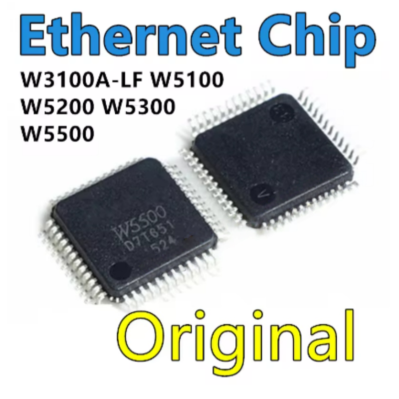 ชิป W3100A-LF W5100 W5200 W530 - Ethernet W5500 บทวิจารณ์และราคา